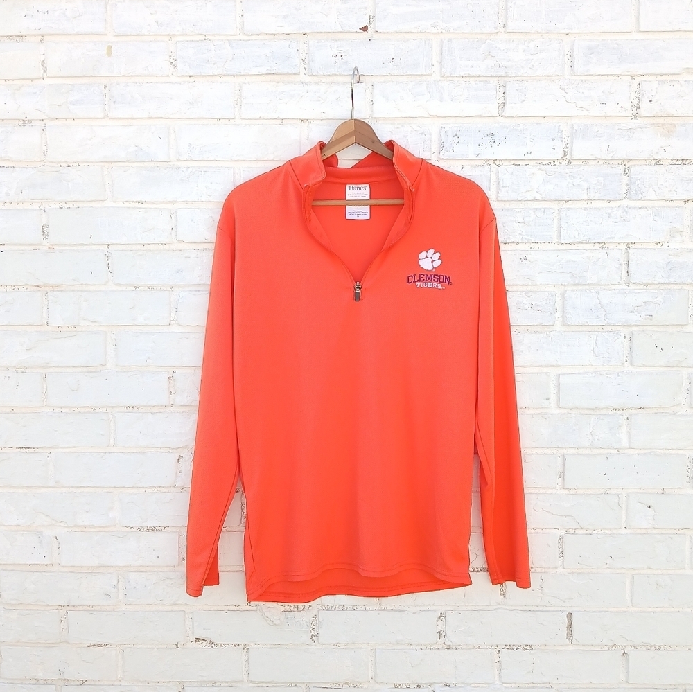 Clemson Quarter Zip Pullover Small - image 1
